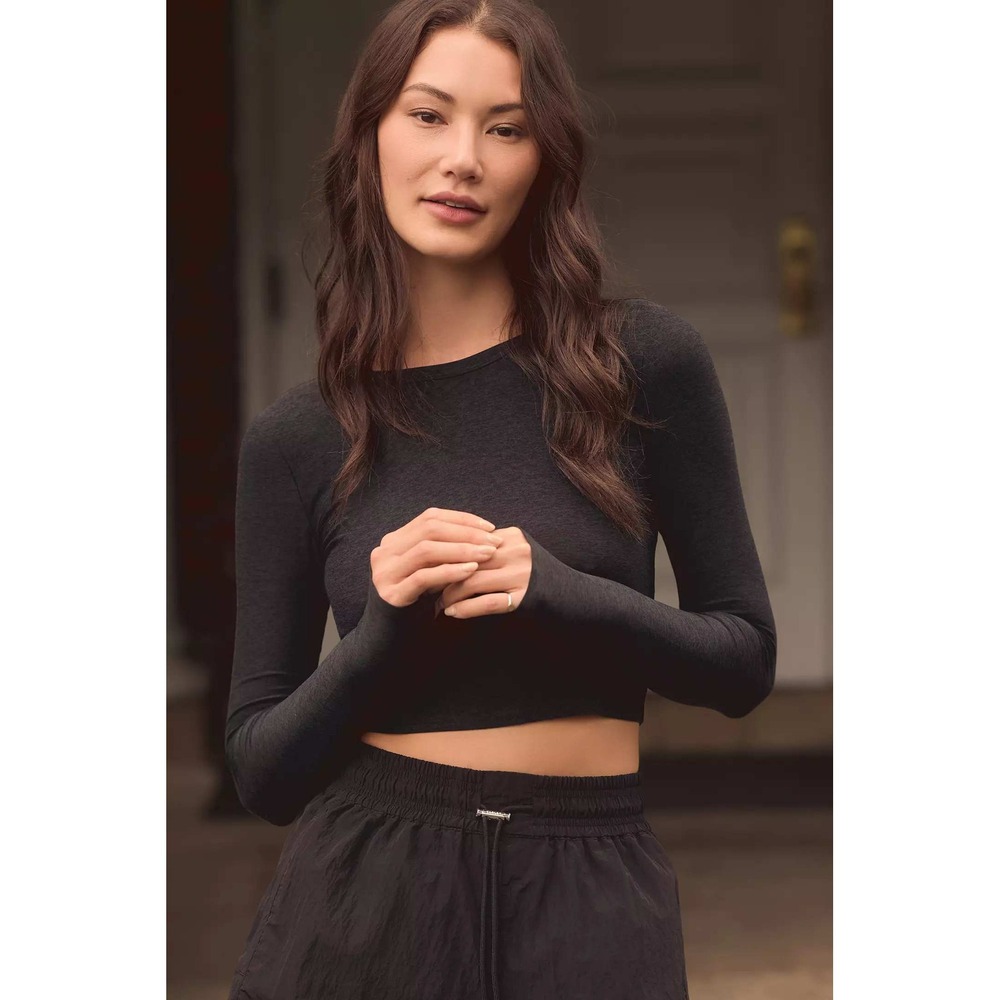Beyond Yoga Featherweight sunrise crop